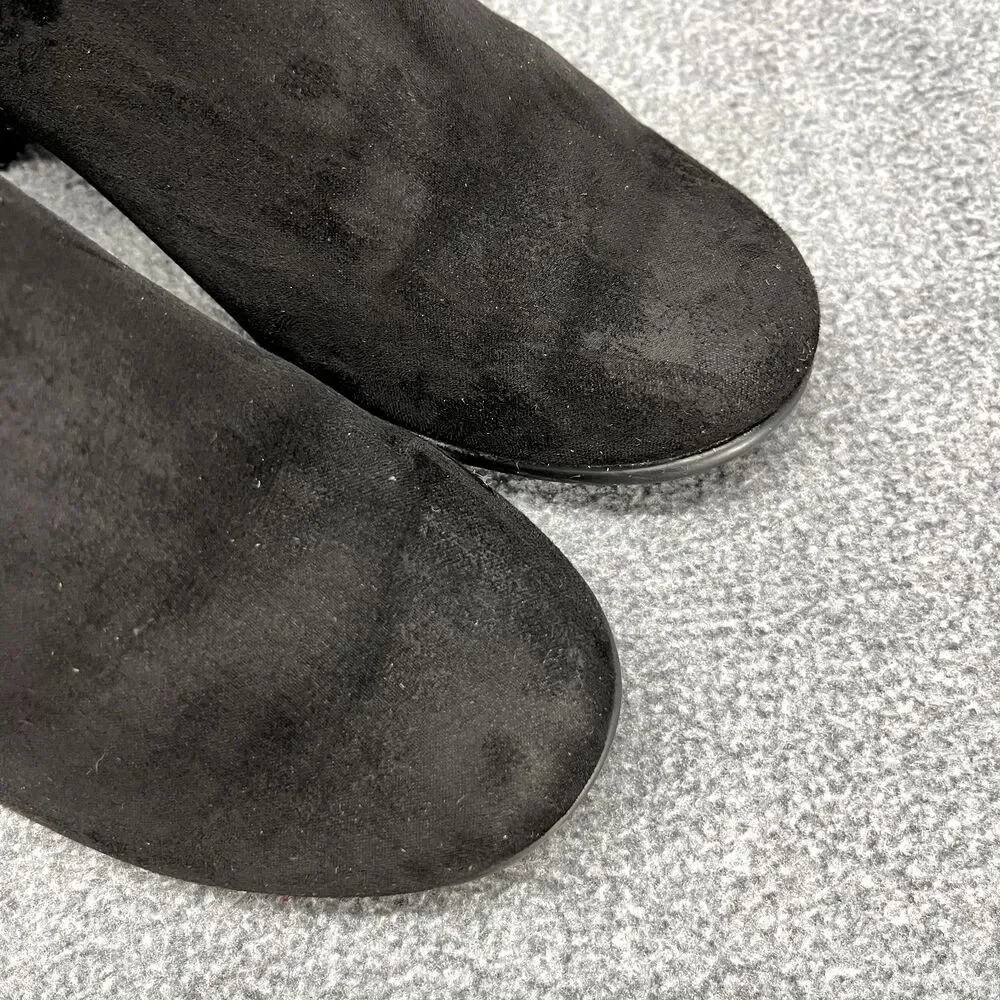Aerosoles Womens Boots Size 6.5 M‎ Black Ankle Suede Booties 3